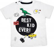 Футболка для хлопчика Macma 9074 Best р.86 білий