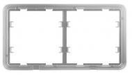 Кріплення Ajax Frame (2 seats) для двох вимикачів білий