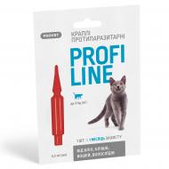 Краплі ProVET для котів до 4 кг Profiline від бліх, кліщів, паразитів, вошей, 1 піпетка, 0,5 мл