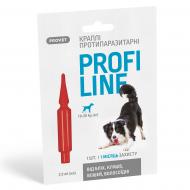 Краплі ProVET для собак 10-20 кг Profiline від бліх, кліщів, паразитів, вошей, 1 піпетка, 2,0 мл