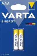 Батарейка Varta Energy AAA (мизинчиковые) 2 шт. (4103229412) Батарейка Varta Energy AAA (мизинчиковые) 2 шт. (4103229412)
