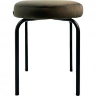 Табурет TWINSANN Toffy 450x400x400 мм коричневый / черный