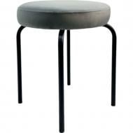 Табурет TWINSANN Toffy 500x400x400 мм темно-сірий / чорний