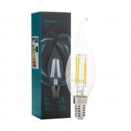 Лампа светодиодная Emilight CA35 9 Вт E14 4000 К 220 В прозрачная Filament C35-9W-4000K-E14-TCL