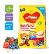 Каша молочная Milupa от 6 месяцев овсяно-рисовая с черникой ежевикой и клубникой 210 г 210 г
