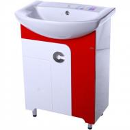 Тумба на ножках Сансервіс Eliza-56 красная Solas 56