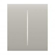 Умная кнопка Ajax CenterButton (2-gang) oyster для двухклавишного выключателя серый Умная кнопка Ajax CenterButton (2-gang) oyster для двухклавишного выключателя серый