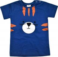 Футболка для мальчика Macma 9075 с котом р.86 темно-синий