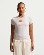 Футболка Nike W NSW CHLL KNT MDCRP VRB17 TEE IR7862-072 р.S бежевий