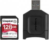 Карта памяти Kingston microSDXC 128 ГБ UHS-I Class 3 (U3) (MLPR2/128GB) React+