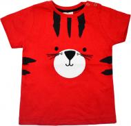 Футболка для мальчика Macma 9075 с котом р.92 красный