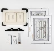Кнопка змиву Edplit М1 для інсталяцій Sigma, AlcaPlast, Omega (без росхідних матеріалів)