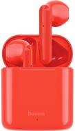 Наушники BASEUS Encok TWS W09 red беспроводные