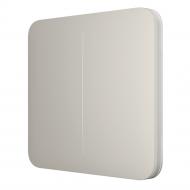 Умная кнопка Ajax SoloButton (2-gang) oyster для двухклавишного выключателя Умная кнопка Ajax SoloButton (2-gang) oyster для двухклавишного выключателя