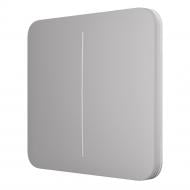 Умная кнопка Ajax SoloButton (2-gang) fog для двухклавишного выключателя