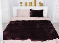 Комплект постельного белья MirSon Winter Terry 28-0020 Torenia фиолетовый/пудровый