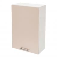 Шкаф верхний Руна МВ (1) 600х925х300 мм миндаль глянец/белый ROKO