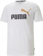 Футболка Puma ESS+ 2 Col Logo Tee 58675958 р.S белый