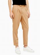 Брюки TopMan CASUAL TROUSERS 88D32S-CAM 30R коричневый