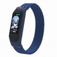 Ремінець для фітнес-браслета Armorstandart Braided Solo Loop для Xiaomi Mi Band 4/5/6 Blue size L (ARM58758)