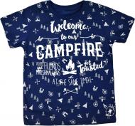 Футболка для мальчика Macma 9099 Campfire р.140 синий