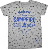 Футболка для мальчика Macma 9099 Campfire р.128 серый