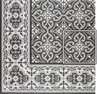 Плитка Mainzu Normandy Black Centro 20х20 см