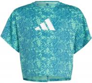 Футболка Adidas IC0359 р.164 бирюзовый Футболка Adidas IC0359 р.164 бирюзовый