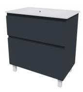 Тумба на ножках Сансервіс Дана-80 антрацит мат. (Элит-80G)