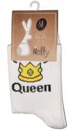 Носки Molly Queen р.23-25 белый