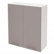 Шкаф верхний Руна МВ 800х925х300 мм мокко матовый/белый ROKO