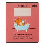 Тетрадь школьная CUTE CAT 36 лист. клетка физика KIDS LINE ZB.1731-27 ZiBi