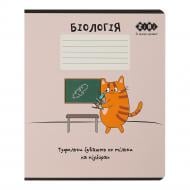 Тетрадь школьная CUTE CAT 36 лист. клетка биология KIDS LINE ZB.1731-10 ZiBi