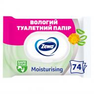 Влажная туалетная бумага Zewa Moisturizing однослойная 74 шт. Влажная туалетная бумага Zewa Moisturizing однослойная 74 шт.