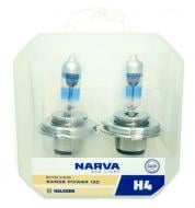 Автолампа галогенная Narva 12V 60/55W P43t-38 Range Power +150% (480692100) H4 55 Вт 2 шт. (NV 48072)