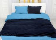 Комплект постельного белья Велюр Winter Terry 28-0029 Viola 175х210 см синий/голубой MirSon