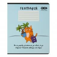 Тетрадь школьная CUTE CAT 36 лист. клетка география KIDS LINE ZB.1731-14 ZiBi