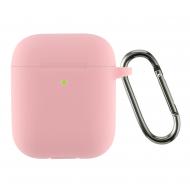 Чохол для навушників Armorstandart Ultrathin Silicone Case With Hook для Apple AirPods 2 pink ARM59688