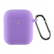 Чохол для навушників Armorstandart Ultrathin Silicone Case With Hook для Apple AirPods 2 purple ARM59690