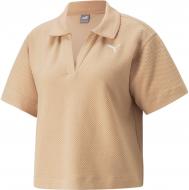 Поло Puma HER POLO TEE 67310889 р.XS коричневый