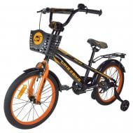 Велосипед дитячий Like2bike Dark Rider 18'' чорно-помаранчевий 241806