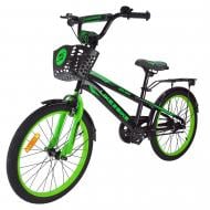 Велосипед дитячий Like2bike Dark Rider 20'' чорно-зелений 242005