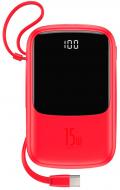 Повербанк BASEUS 10000 mAh red (676821) PPQD-A09 Повербанк BASEUS 10000 mAh red (676821) PPQD-A09