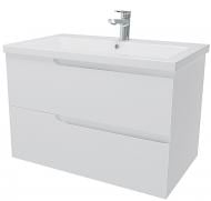 Тумба подвесная Сансервіс Неаполь 60 белая (Como-60) 2 ящика