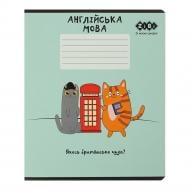 Тетрадь предметная CUTE CAT 36 лист. клетка английская KIDS LINE ZiBi