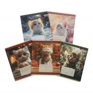Тетрадь школьная CATS 12 лист. клетка KIDS LINE ZiBi