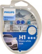 Автолампа галогенна Philips P14.5s WhiteVision ultra +60% H1 55 Вт 2 шт.(PS 12258 WVU SM)