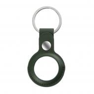 Чохол-брелок Armorstandart для AirTag PU Leather Ring Dark Green (ARM59116)