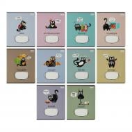 Набір предметних зошитів CRAZY CAT 48 арк. 8 предметів 10 шт. ZiBi