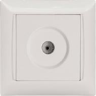 Розетка TV Luxel Primera білий 3009